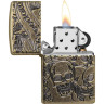 Zippo Armor 49035 — гравировка черепов