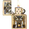 Зажигалка ZIPPO ART DECO FLAME 46585