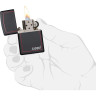 Зажигалка Zippo Classic 218ZB, чёрная матовая