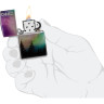 Зажигалка Zippo Colorful Sky 48771
