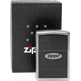 Zippo 205 Zippo Oval, матовая сталь