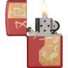 Зажигалка Zippo Classic 29259, красная матовая